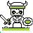 Skeleton Warrior icon/pixelart