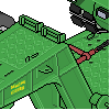 Tanktransporter trailer icon/pixelart