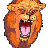 Lion icon/pixelart