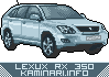 Lexus RX 350 icon/pixelart