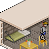 the hanged icon/pixelart