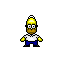 Homer Simpson icon/pixelart