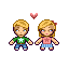 Matthew and Emily icon/pixelart