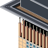 Japanese Center (Frankfurt) icon/pixelart