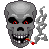 Some Metal skull sorta. icon/pixelart