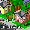 Suburbia icon/pixelart