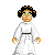 Little Leia icon/pixelart