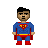 Superman icon/pixelart