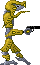 Halo Meets Metroid Alien icon/pixelart