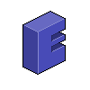 E Logo icon/pixelart
