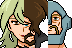 Mujin Wakusei Survive - Outlaws Faces icon/pixelart