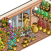 Angiolina tra i fiori icon/pixelart