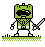 Green Power Ranger icon/pixelart