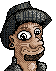 Pirate man icon/pixelart