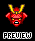 Samurai warrior icon/pixelart