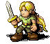 little sword guy icon/pixelart