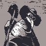 Plague doctor icon/pixelart