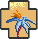 Hi-altitude rock-eater from Mars icon/pixelart