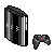 Play Station 3 icon/pixelart