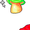 Mushrooms icon/pixelart