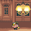 Point and click manor background icon/pixelart