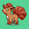 Vulpix - Pokemon 07 icon/pixelart