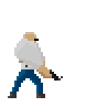 Guy with a gun. icon/pixelart