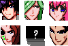 Fan Game Character Portraits icon/pixelart