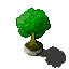 Potted Tree icon/pixelart