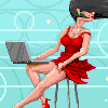 programer mistress icon/pixelart