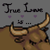 true love icon/pixelart