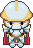 Fantasy knight (and unarmored version) icon/pixelart