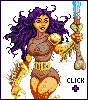 Prehistoric Warriors - Mishka icon/pixelart