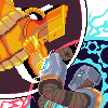 Pixel Battle - The World vs Nox icon/pixelart