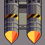 Jetpacks, Swords and Chocolate icon/pixelart