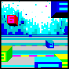 BLOCK-ON (ZX) icon/pixelart