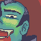 Draculas Face icon/pixelart