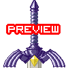 Master Sword icon/pixelart