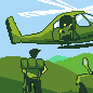Pixel Army icon/pixelart
