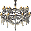 chandelier icon/pixelart