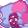 Cotton Candy Garnet icon/pixelart