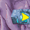 Kernel Bug landing stage level icon/pixelart