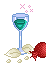 Drink glasses icon/pixelart