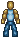 Human Sized figure Training icon/pixelart