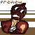 Lychee Samurai icon/pixelart