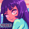 Heart Girl <3 icon/pixelart