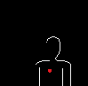 crappy robot with a heart icon/pixelart