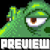 Frog King icon/pixelart