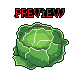 Cabbage icon/pixelart