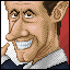 Sarkozy's caricature icon/pixelart